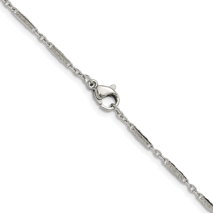 Chisel Stainless Steel 1.8mm Fancy Link Chain