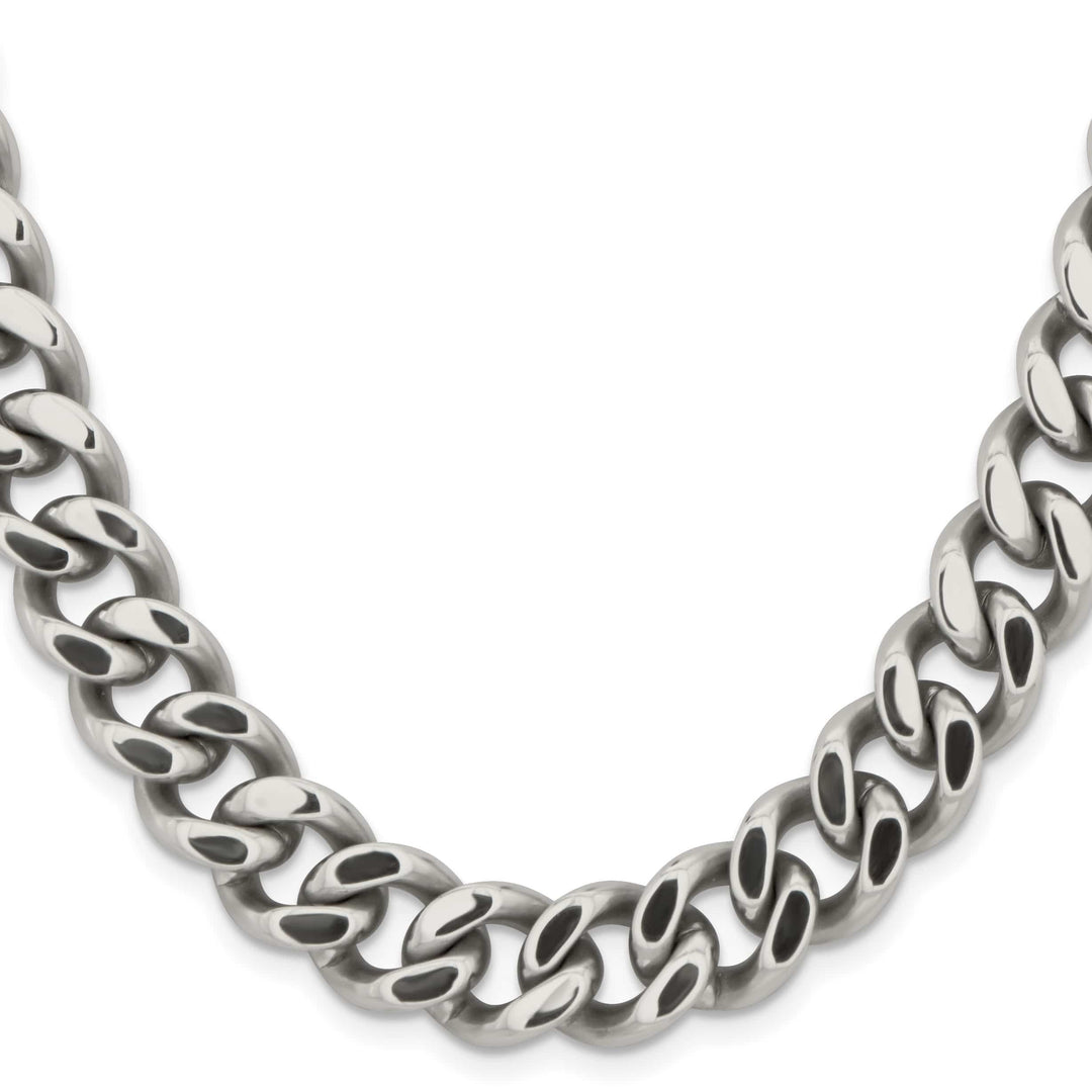 Chisel Stainless Steel 13.75mm Curb Chain