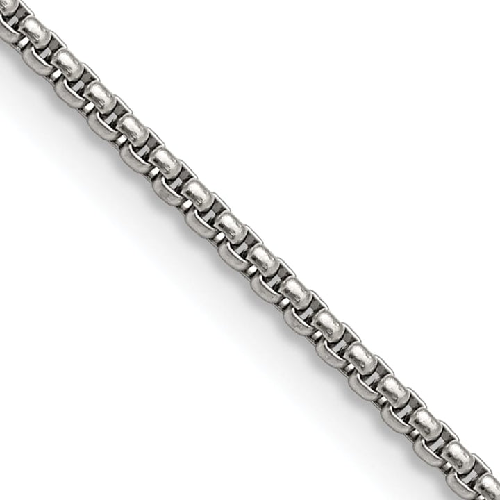 Chisel Stainless Steel 2.2mm Rounded Box Chain