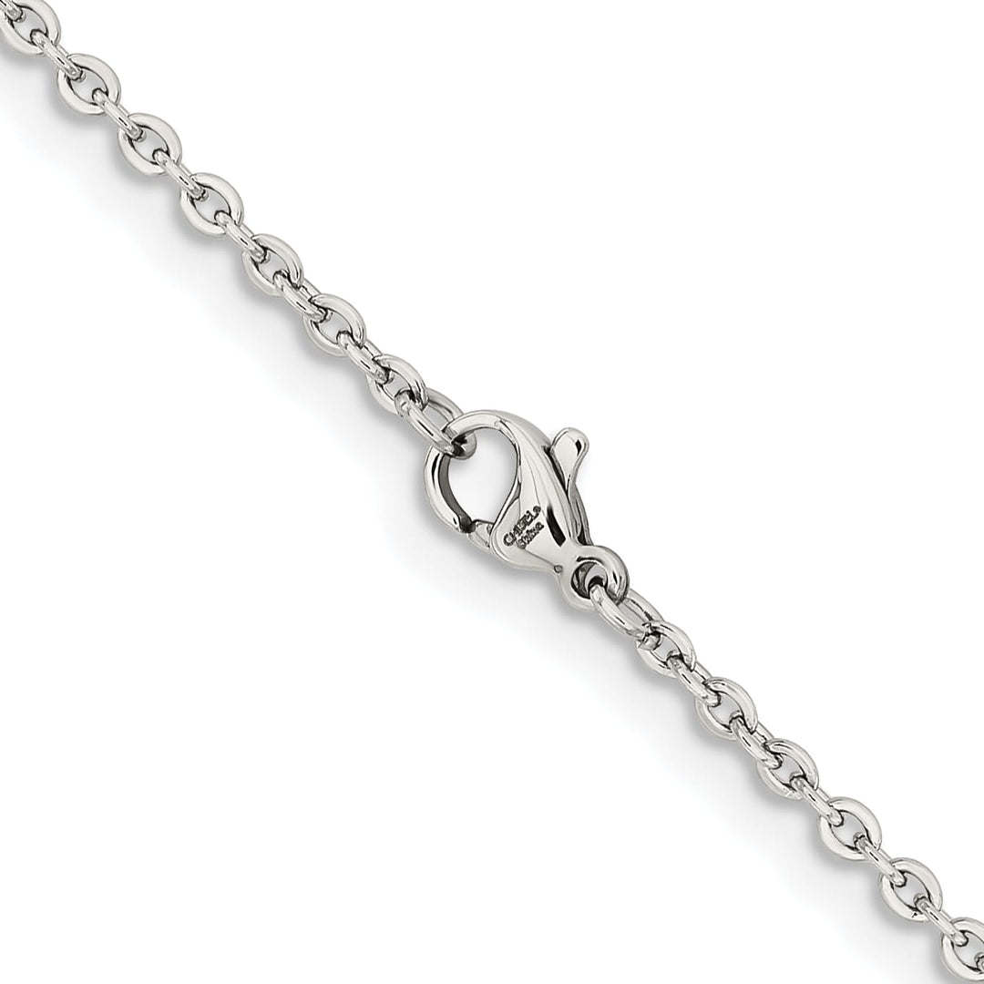 Chisel Stainless Steel 2.3mm Cable Chain 16 Inch