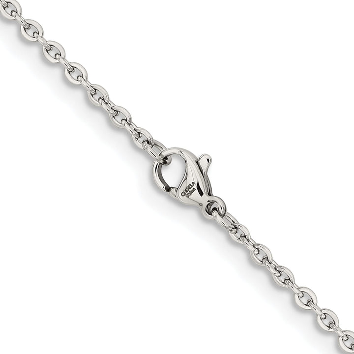 Chisel Stainless Steel 2.3mm Cable Chain 16 Inch