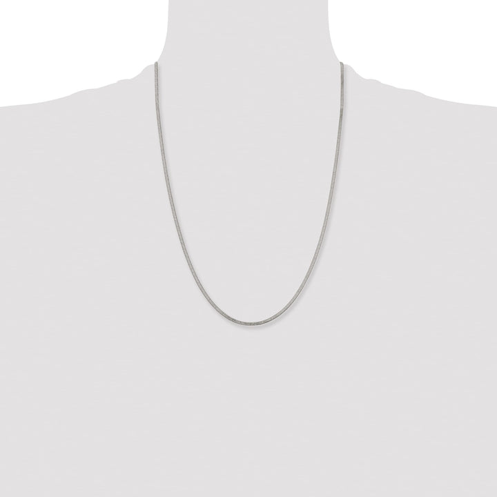 Chisel Stainless Steel 2.3mm Herringbone Chain