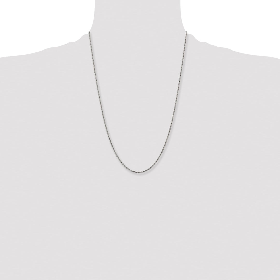 Chisel Stainless Steel 2.4mm Rope Chain