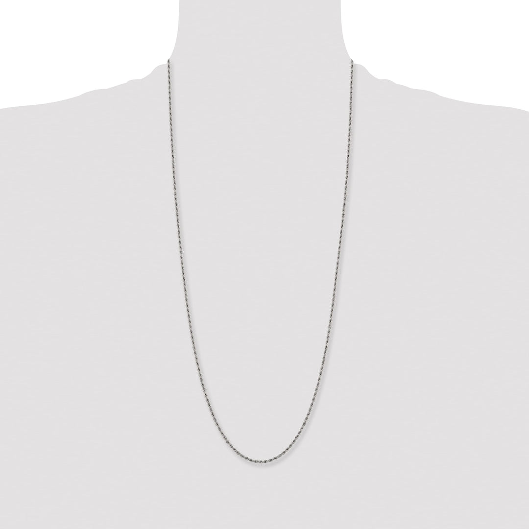 Chisel Stainless Steel 2.4mm Rope Chain