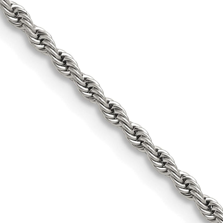 Chisel Stainless Steel 2.4mm Rope Chain