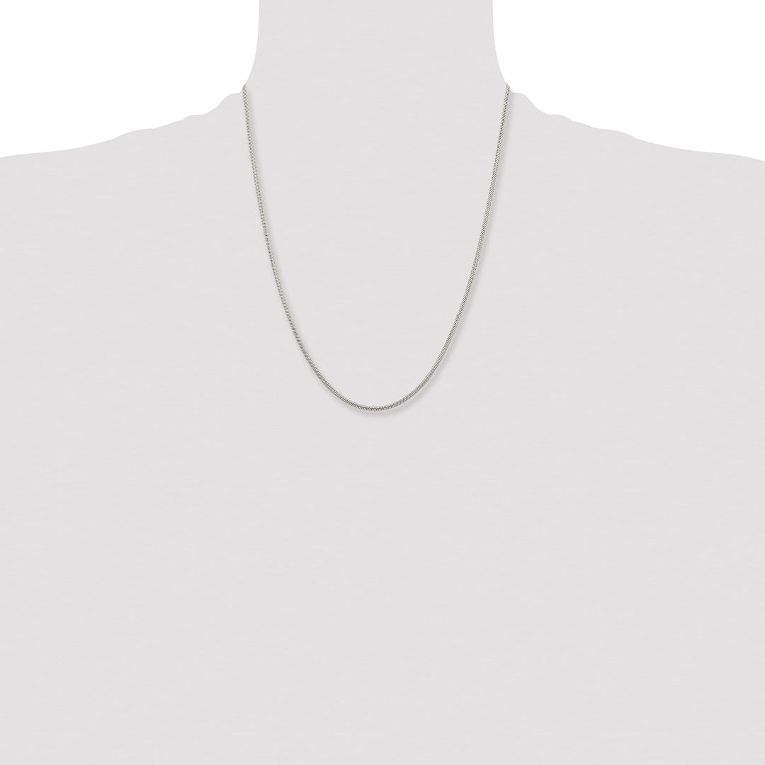 Chisel Stainless Steel 2.4mm Snake Chain