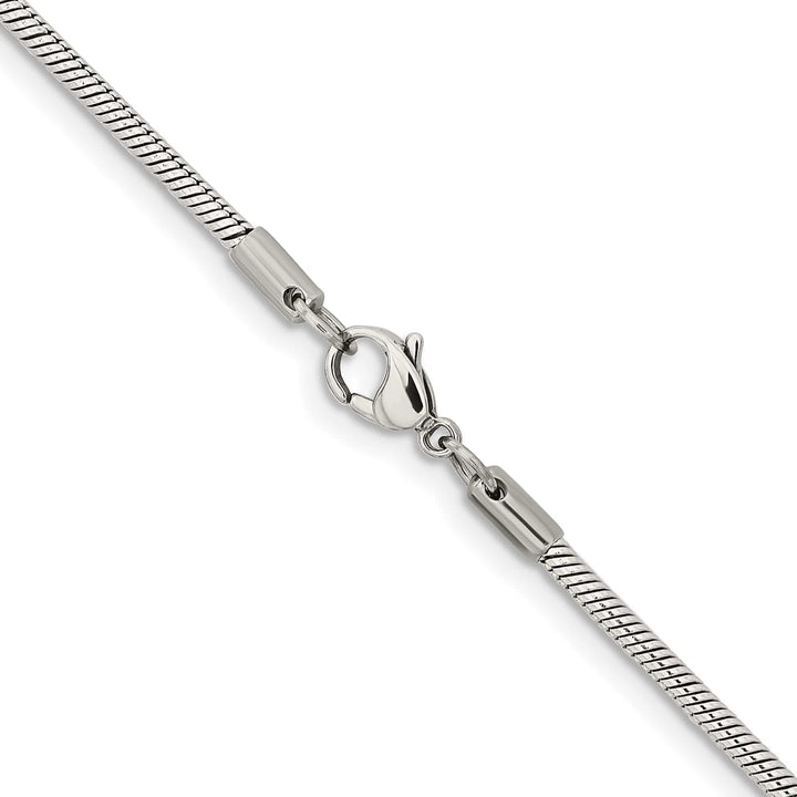 Chisel Stainless Steel 2.4mm Snake Chain