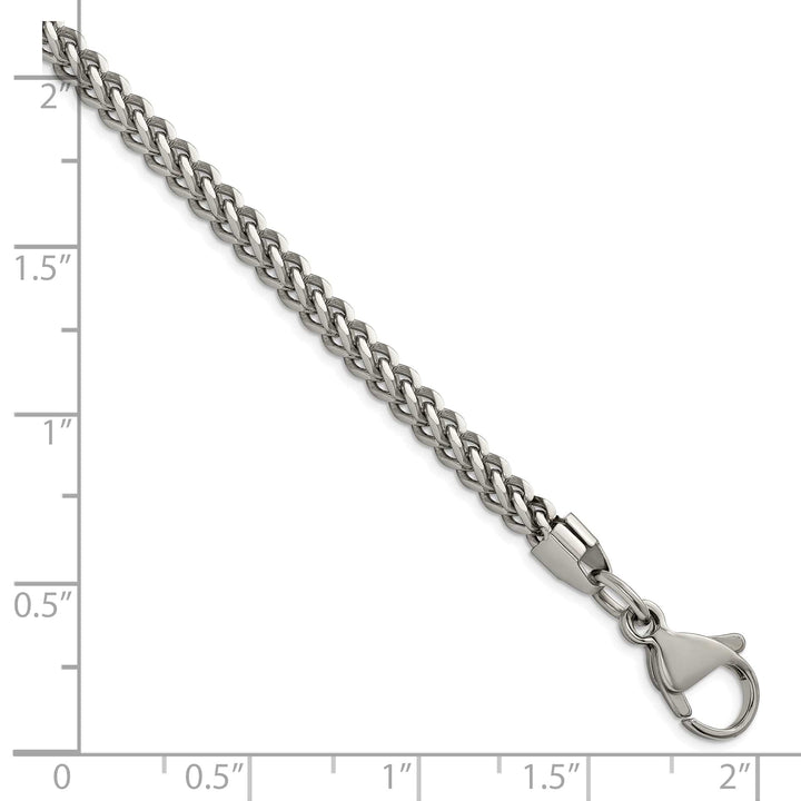 Chisel Stainless Steel 2.5mm Franco Chain