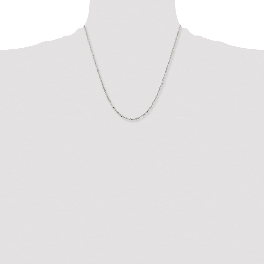 Chisel Stainless Steel 2.5mm Singapore Chain