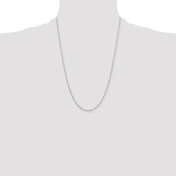 Chisel Stainless Steel 2.5mm Singapore Chain