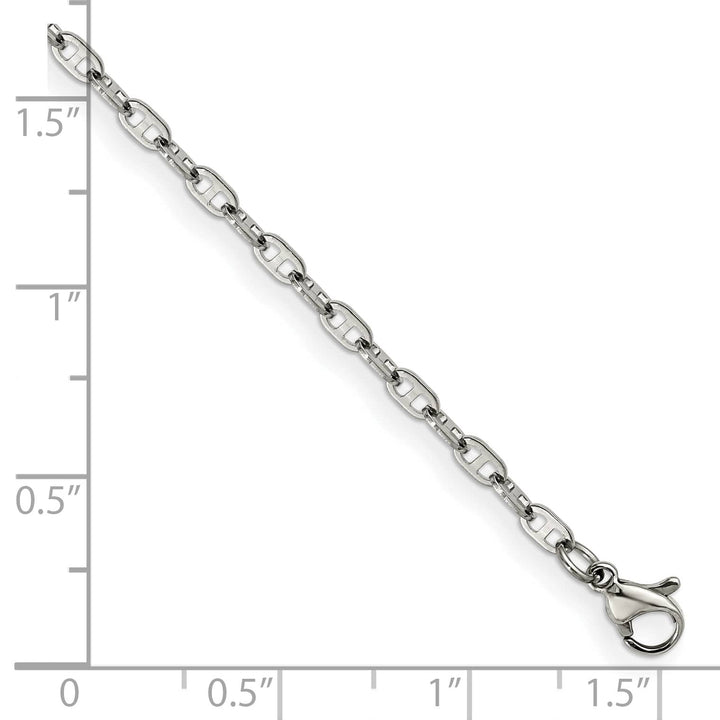 Chisel Stainless Steel 2.75mm Anchor Bracelet