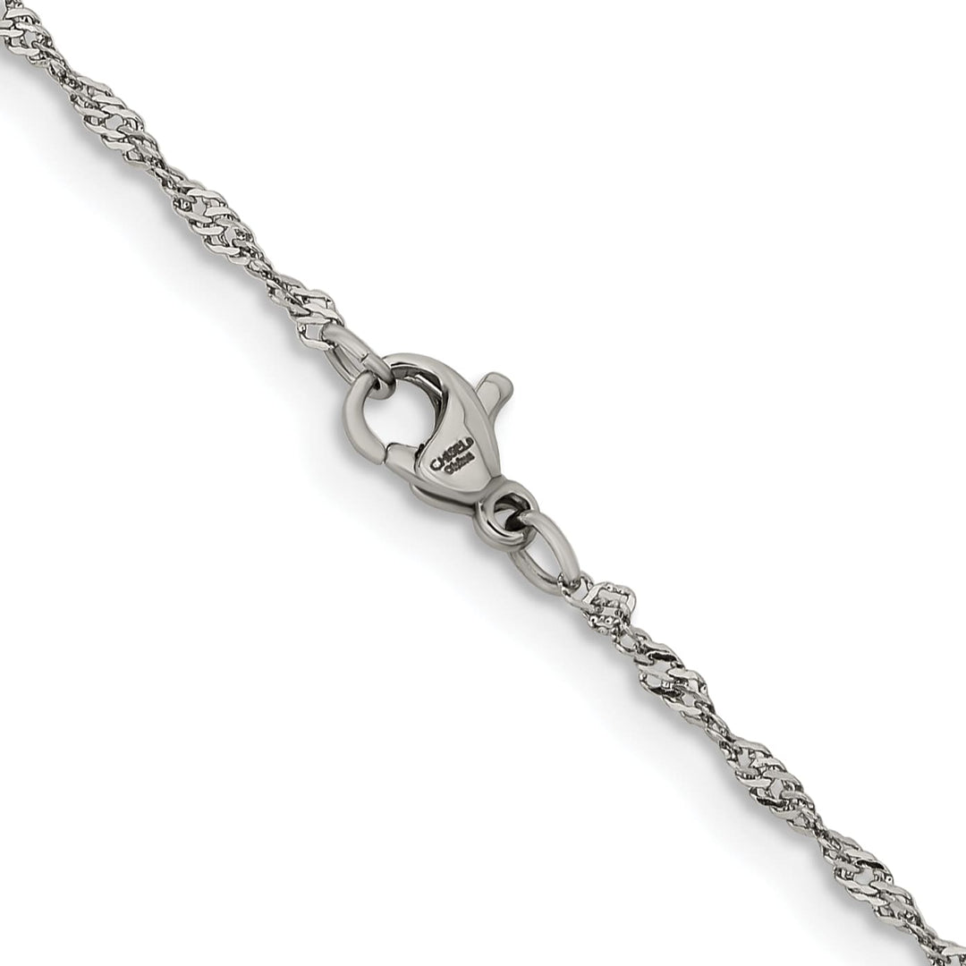 Chisel Stainless Steel 2mm Singapore Chain