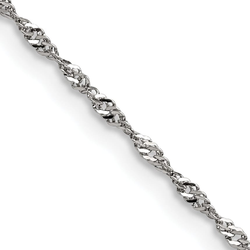 Chisel Stainless Steel 2mm Singapore Chain