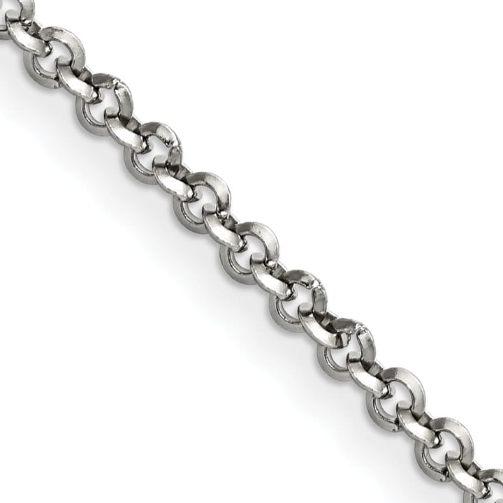 Chisel Stainless Steel 3.2mm Rolo Chain 16 Inch