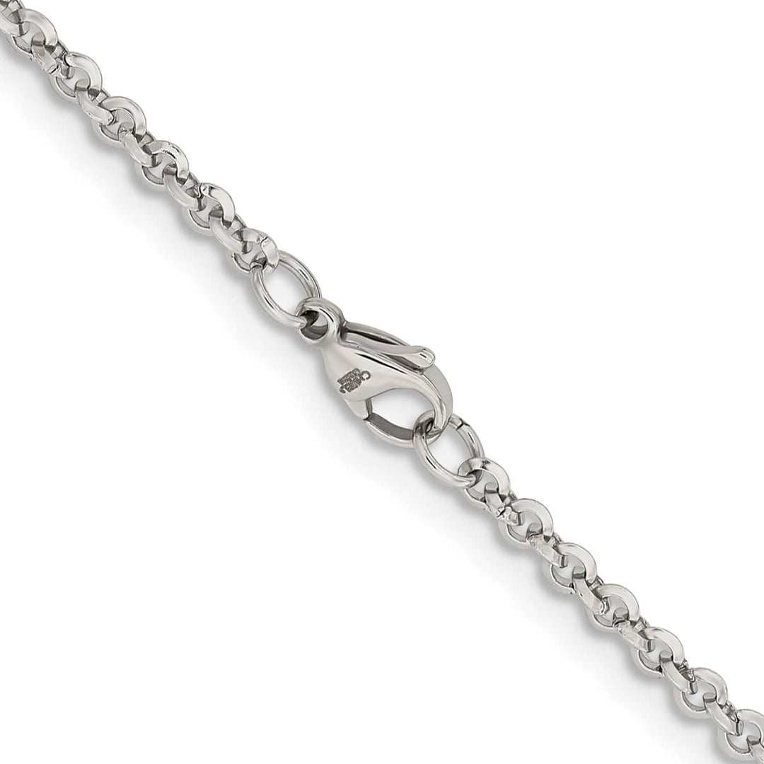 Chisel Stainless Steel 3.2mm Rolo Chain 16 Inch