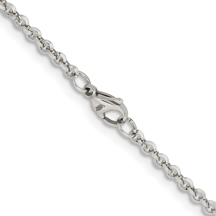 Chisel Stainless Steel 3.2mm Rolo Chain 16 Inch