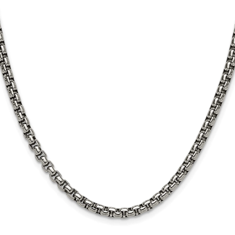 Chisel Stainless Steel 3.9mm Rounded Box Chain