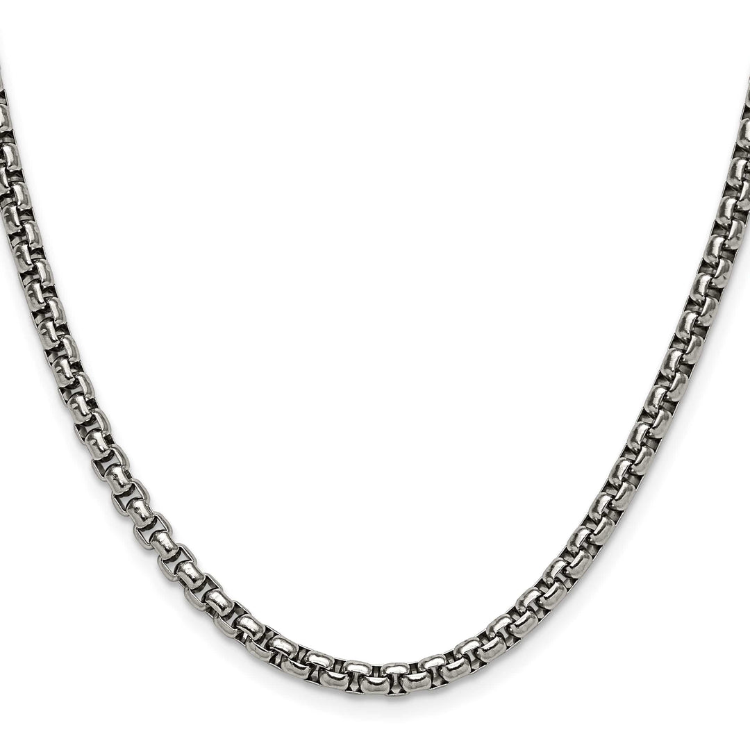 Chisel Stainless Steel 3.9mm Rounded Box Chain