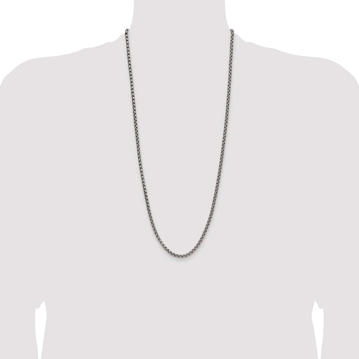 Chisel Stainless Steel 3.9mm Rounded Box Chain