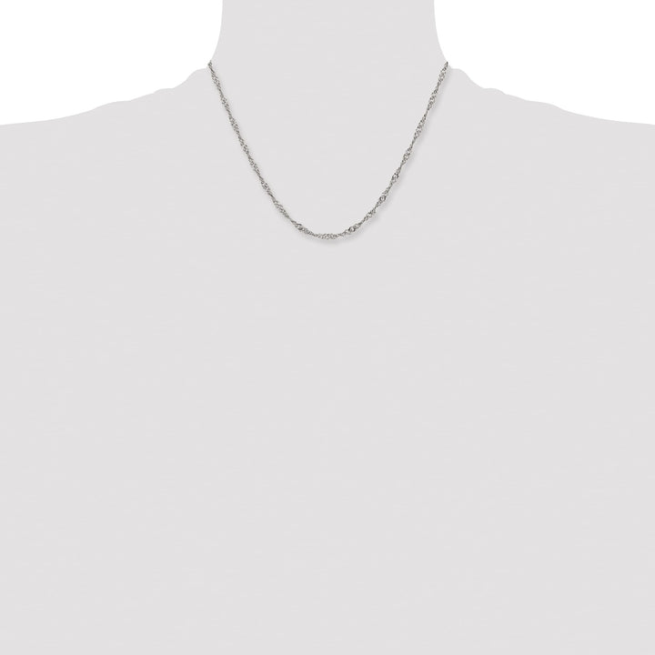 Chisel Stainless Steel 3mm Singapore Chain