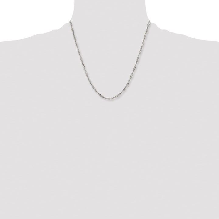 Chisel Stainless Steel 3mm Singapore Chain