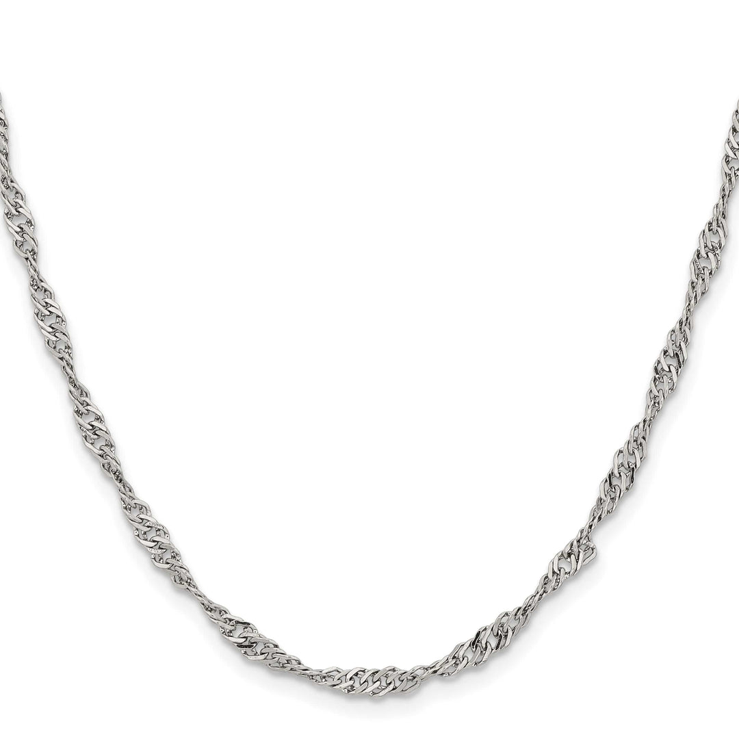 Chisel Stainless Steel 3mm Singapore Chain