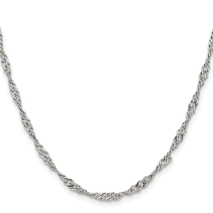 Chisel Stainless Steel 3mm Singapore Chain