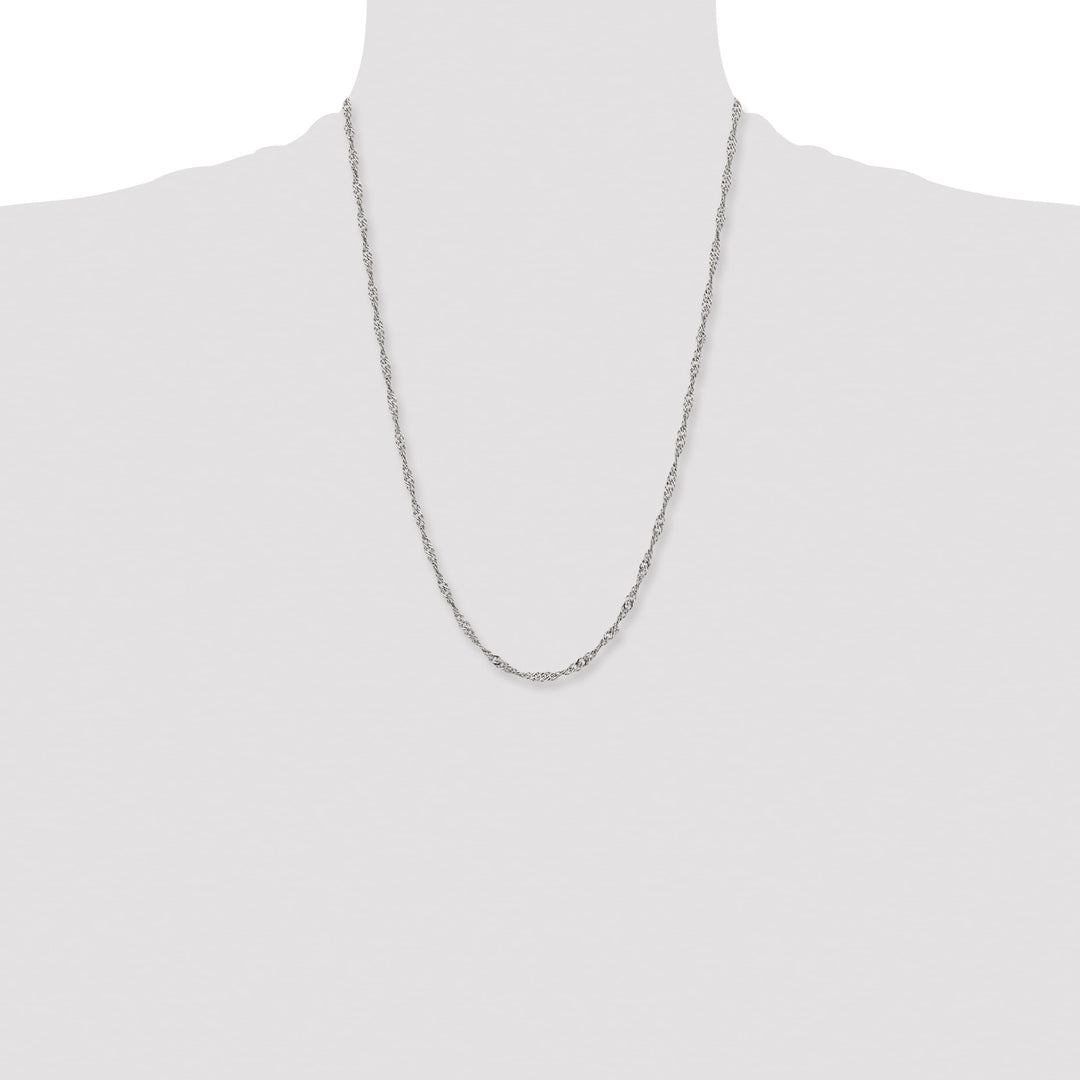 Chisel Stainless Steel 3mm Singapore Chain