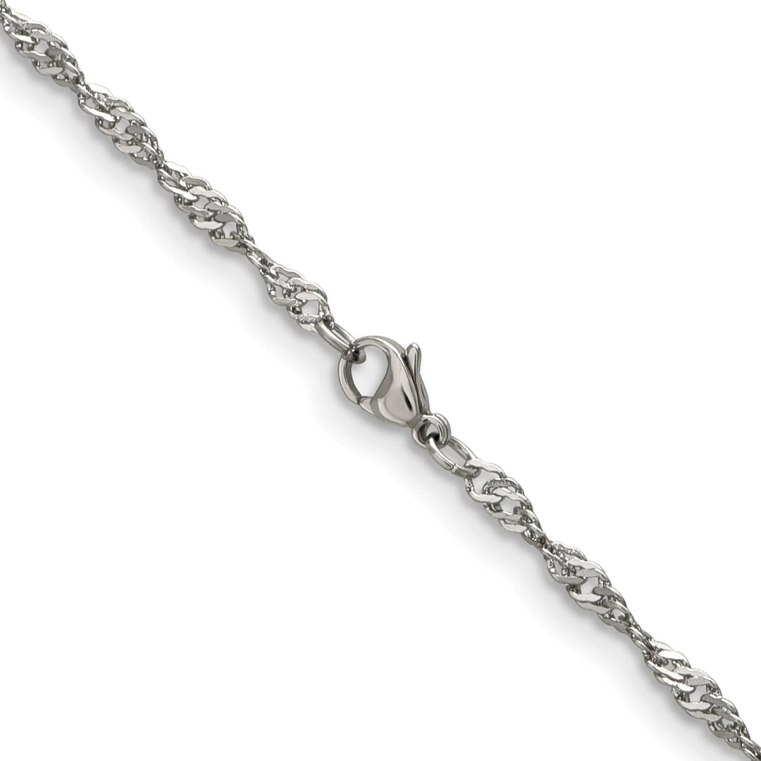 Chisel Stainless Steel 3mm Singapore Chain