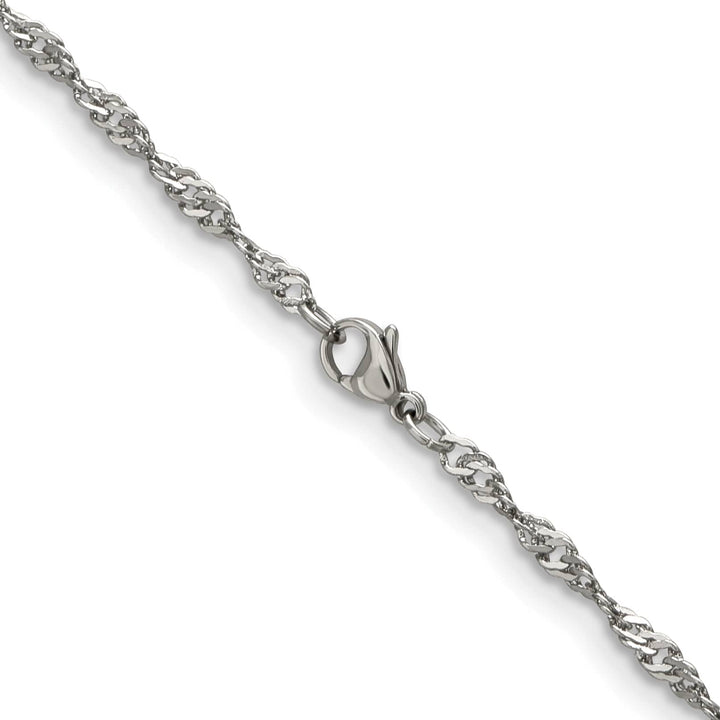 Chisel Stainless Steel 3mm Singapore Chain