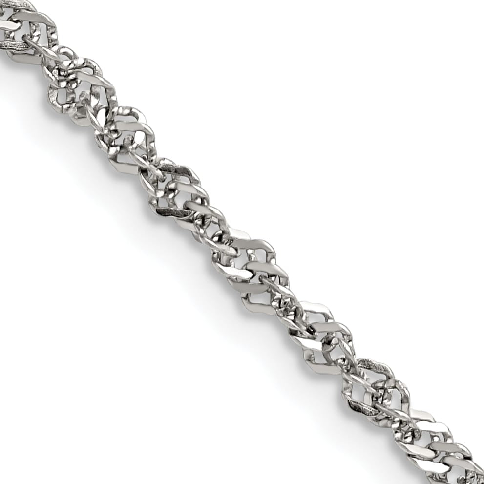 Chisel Stainless Steel 3mm Singapore Chain