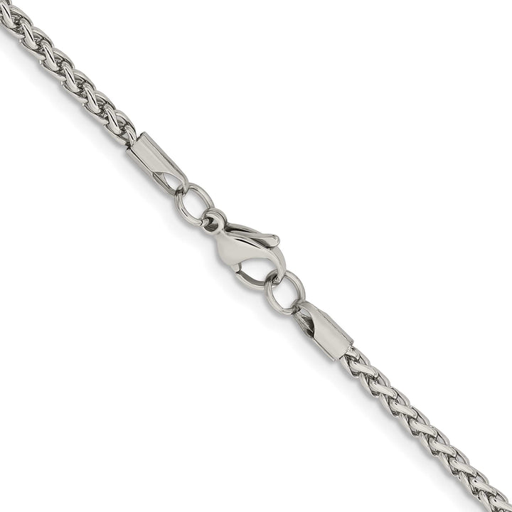 Chisel Stainless Steel 3mm Wheat Chain