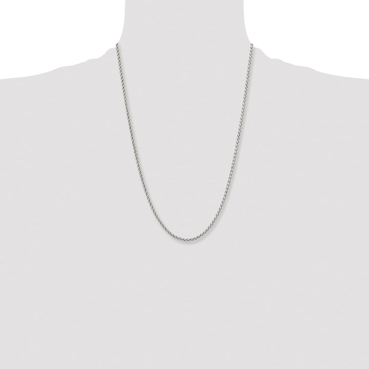Chisel Stainless Steel 3mm Wheat Chain