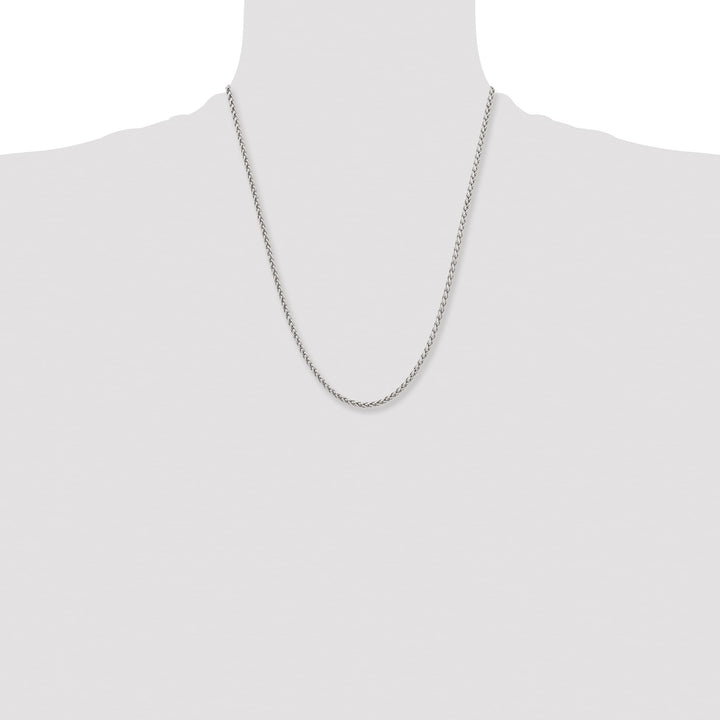 Chisel Stainless Steel 3mm Wheat Chain