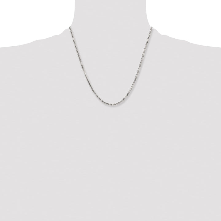 Chisel Stainless Steel 3mm Wheat Chain