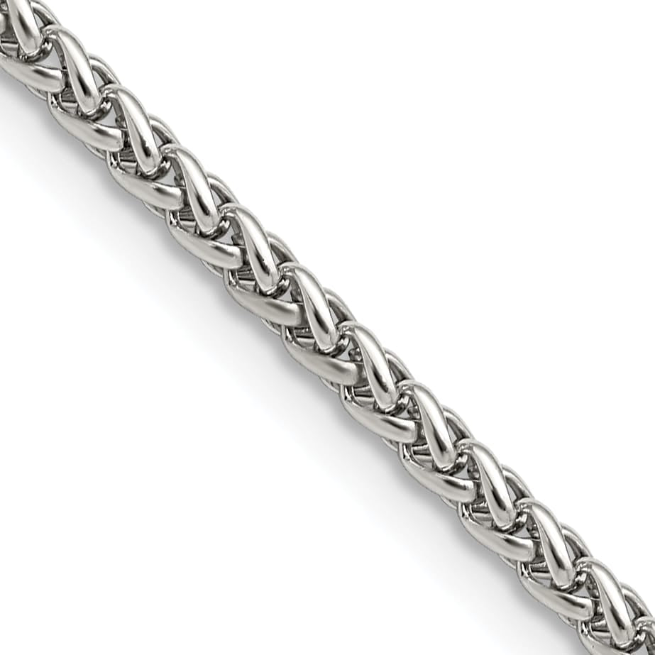 Chisel Stainless Steel 3mm Wheat Chain