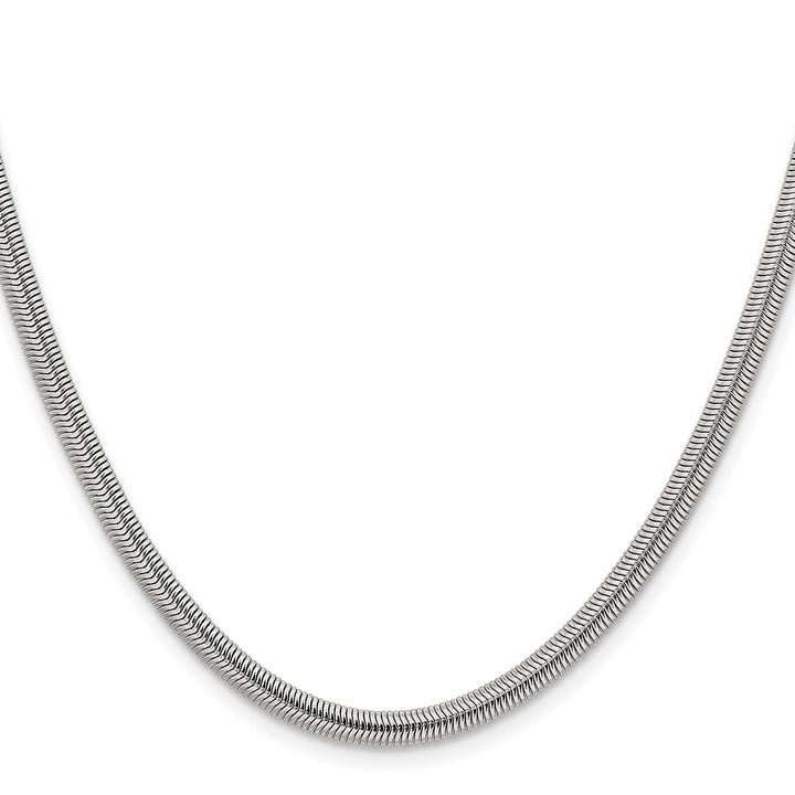 Chisel Stainless Steel 4.2mm Flat Snake Chain