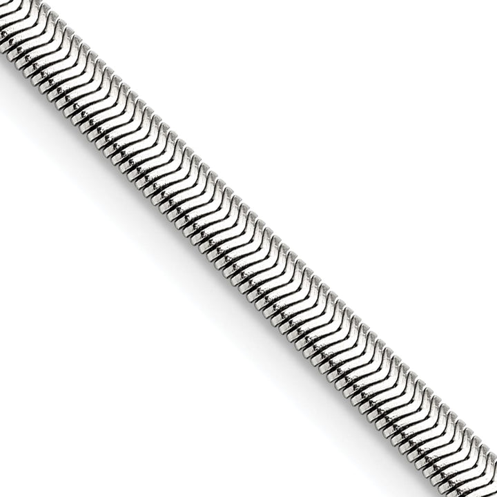 Chisel Stainless Steel 4.2mm Flat Snake Chain