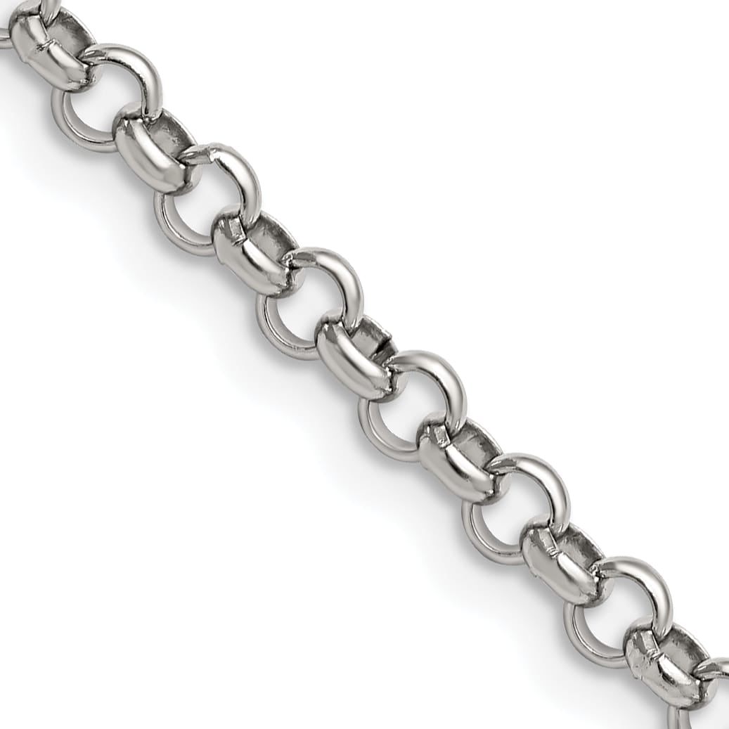 Chisel Stainless Steel 4.6mm Rolo Chain