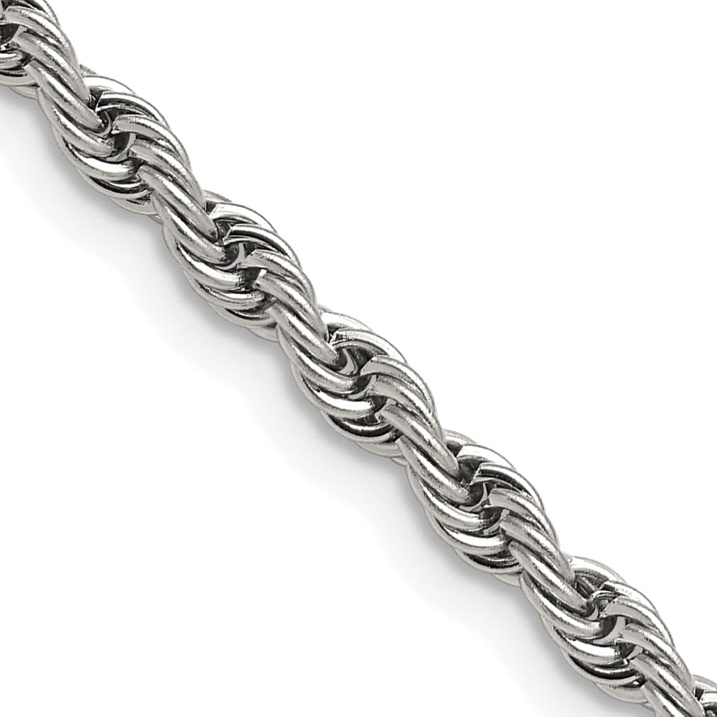 Chisel Stainless Steel 4mm Rope Chain