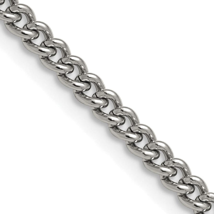 Chisel Stainless Steel 4mm Round Curb Chain