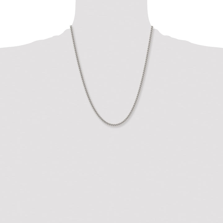 Chisel Stainless Steel 4mm Round Curb Chain