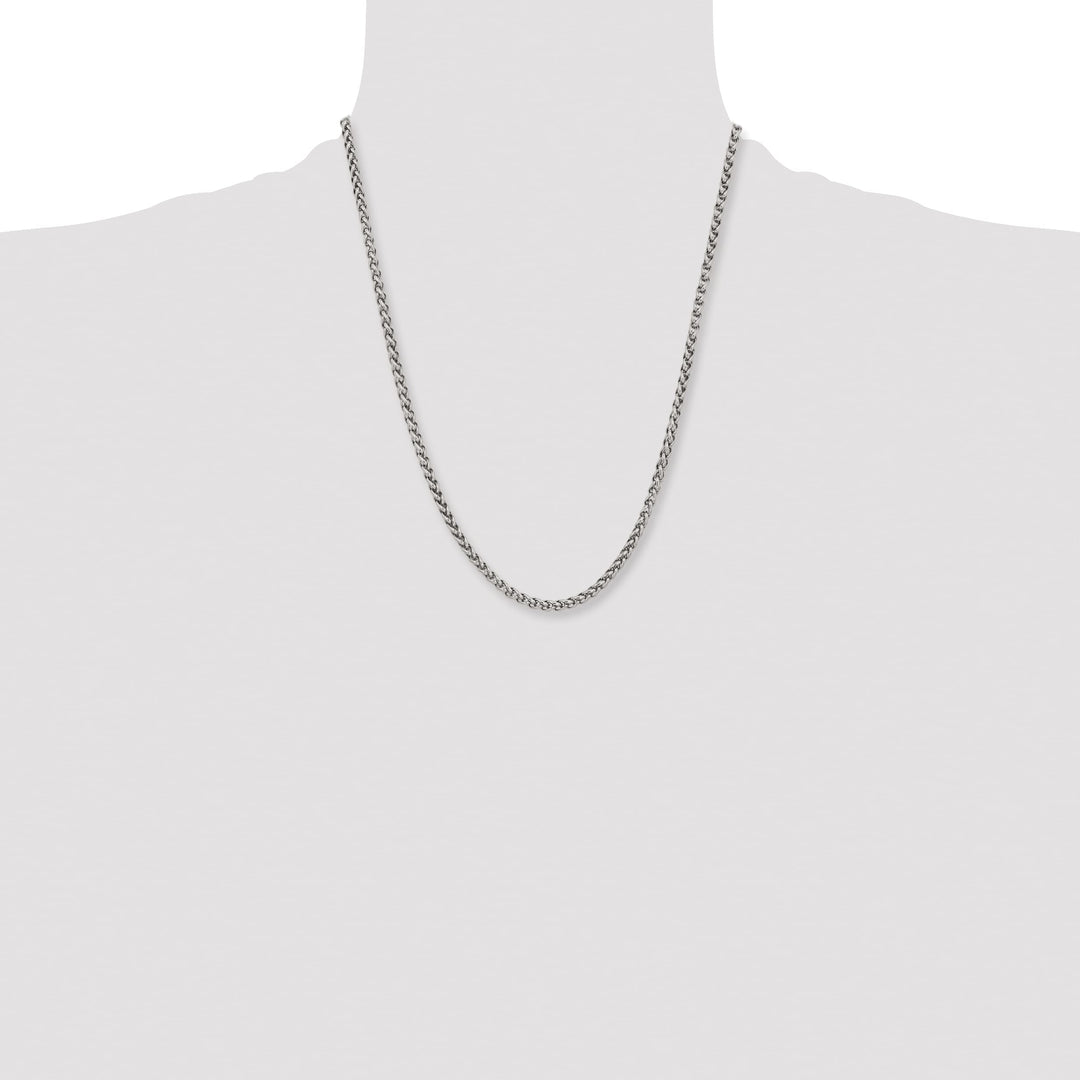 Chisel Stainless Steel 4mm Wheat Chain