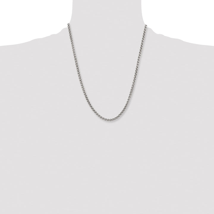 Chisel Stainless Steel 4mm Wheat Chain