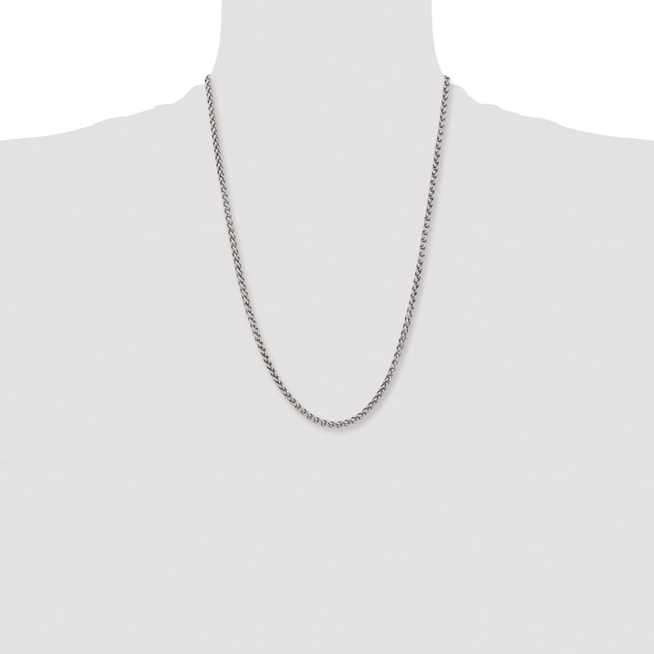 Chisel Stainless Steel 4mm Wheat Chain