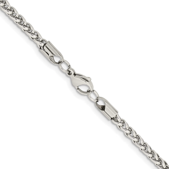 Chisel Stainless Steel 4mm Wheat Chain