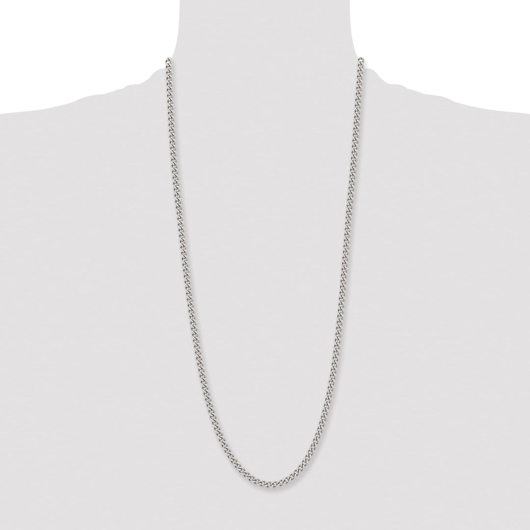 Chisel Stainless Steel 5.3mm Round Curb Chain