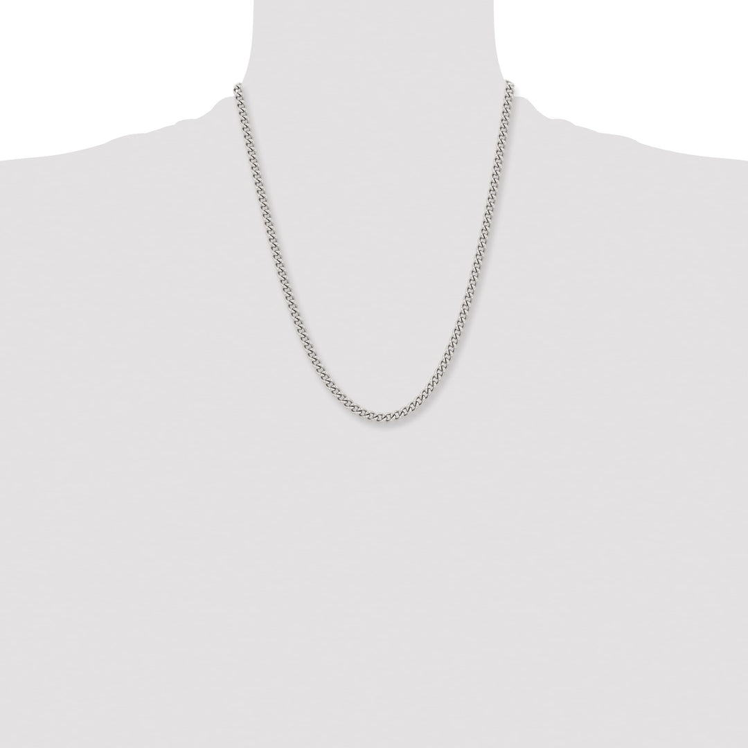 Chisel Stainless Steel 5.3mm Round Curb Chain