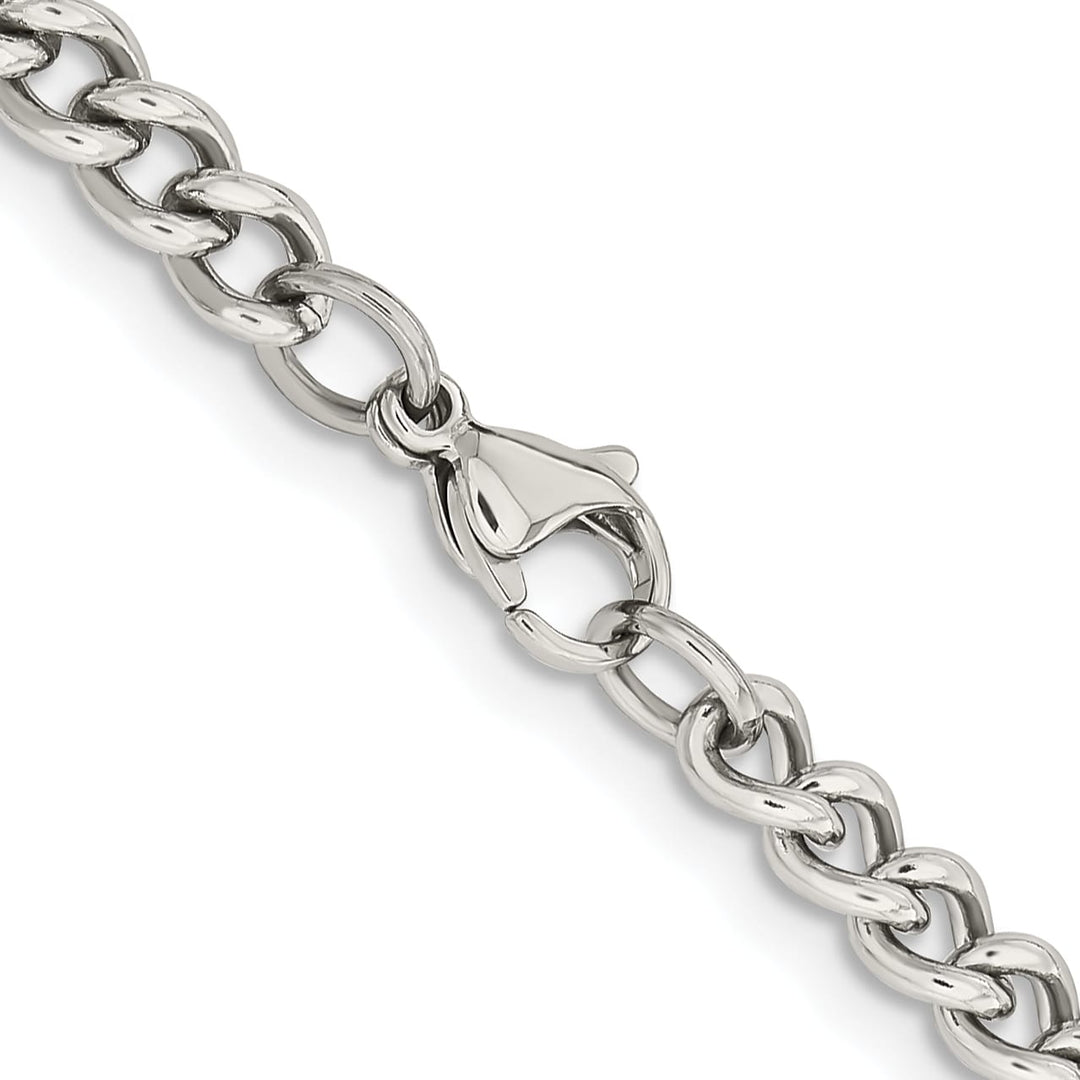 Chisel Stainless Steel 5.3mm Round Curb Chain