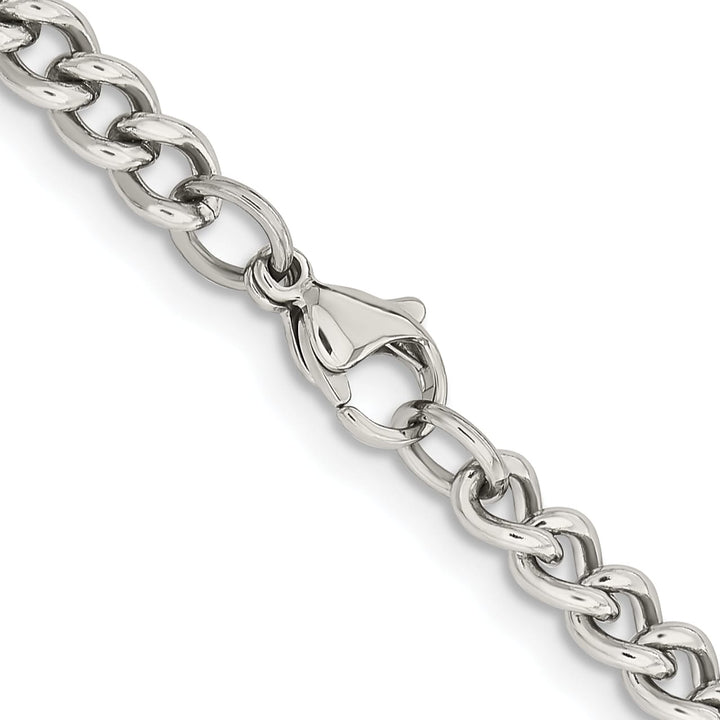 Chisel Stainless Steel 5.3mm Round Curb Chain